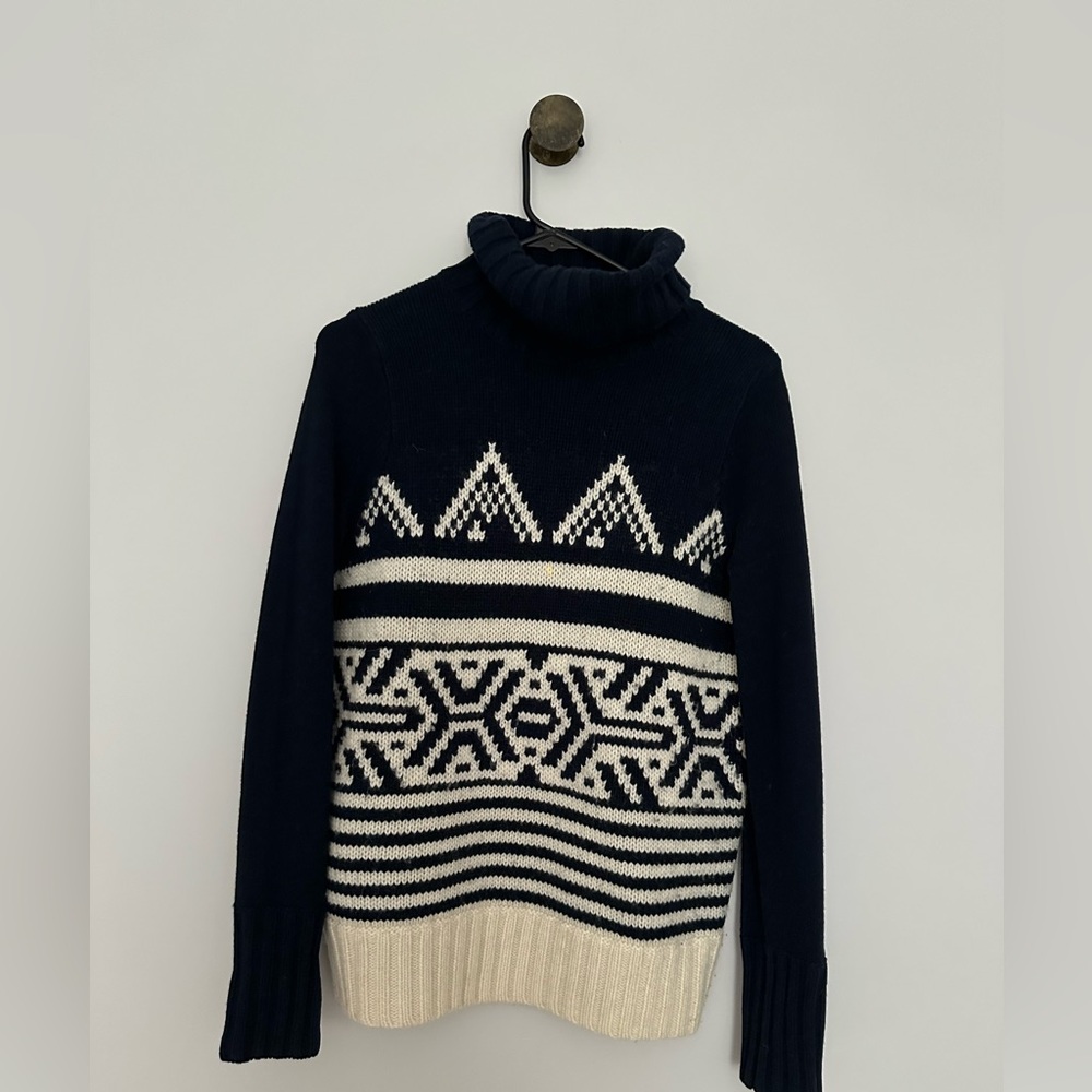 J. Crew Navy Knit Sweater XS